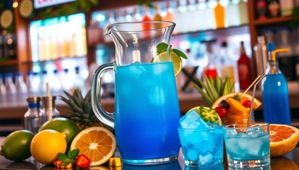 Blue Zombie Drink Batch Preparation