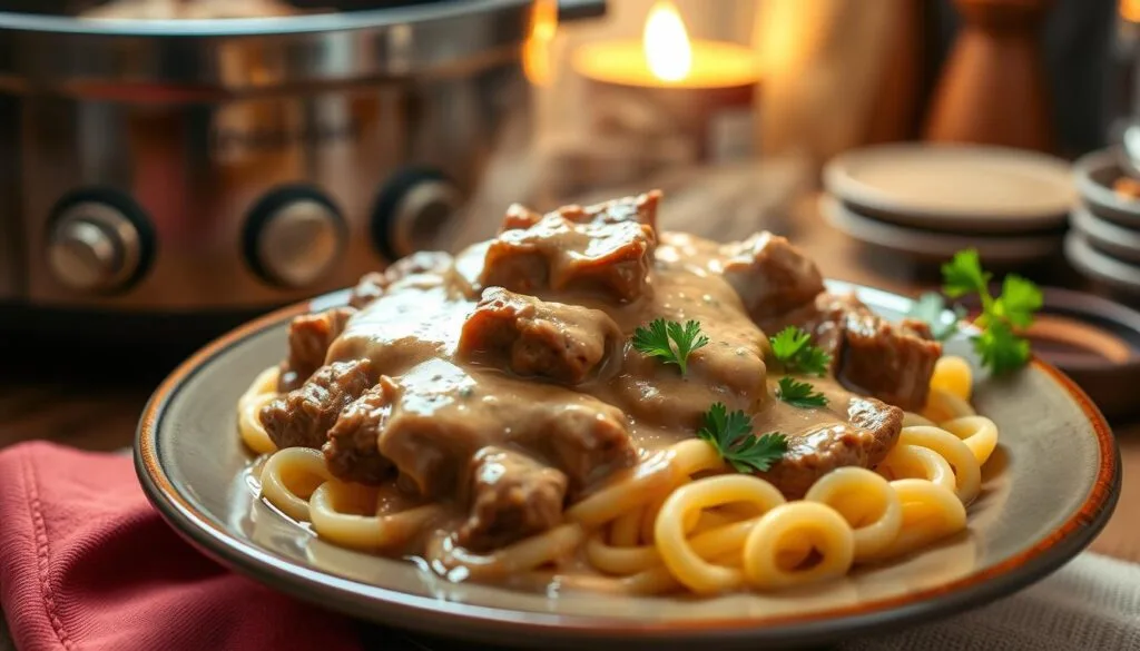 Creamy Crock Pot Beef Stroganoff Recipe Creamy Crock Pot Beef Stroganoff Recipe