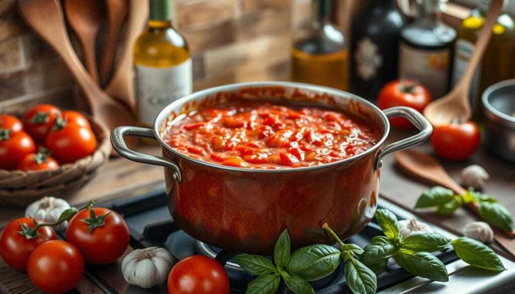 Homemade Marinara Sauce for Chicken Parmesan Sandwich Homemade Marinara Sauce for Chicken Parmesan Sandwich
