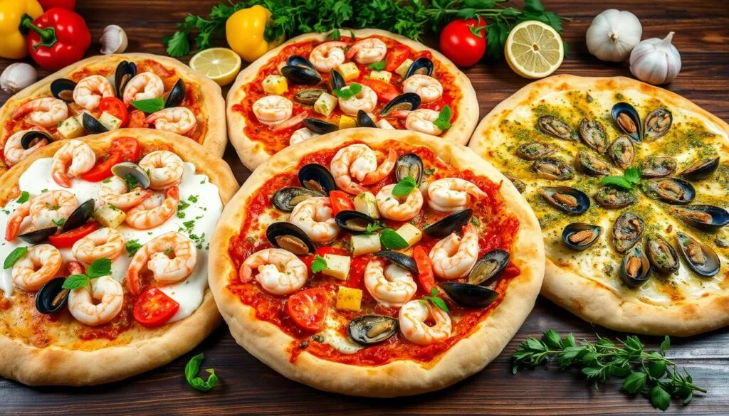 Seafood Pizza Variations Seafood Pizza Variations