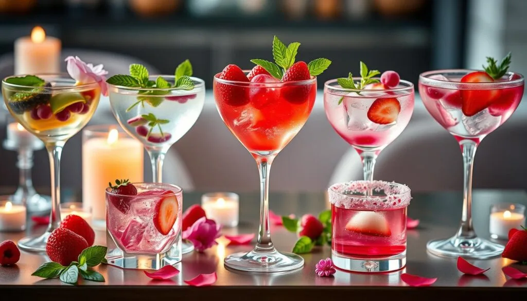 Valentine's Day Mocktail Garnishing Techniques Valentine's Day Mocktail Garnishing Techniques