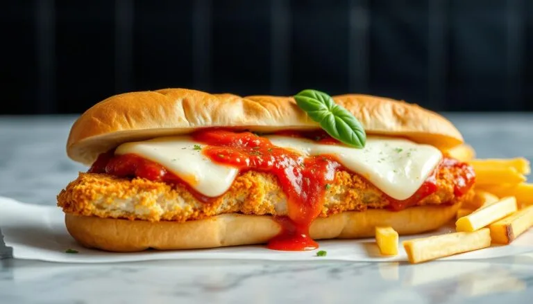 chicken parmesan sandwich