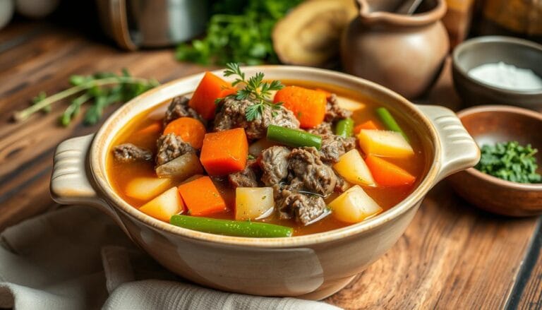 easy vegetable beef soup