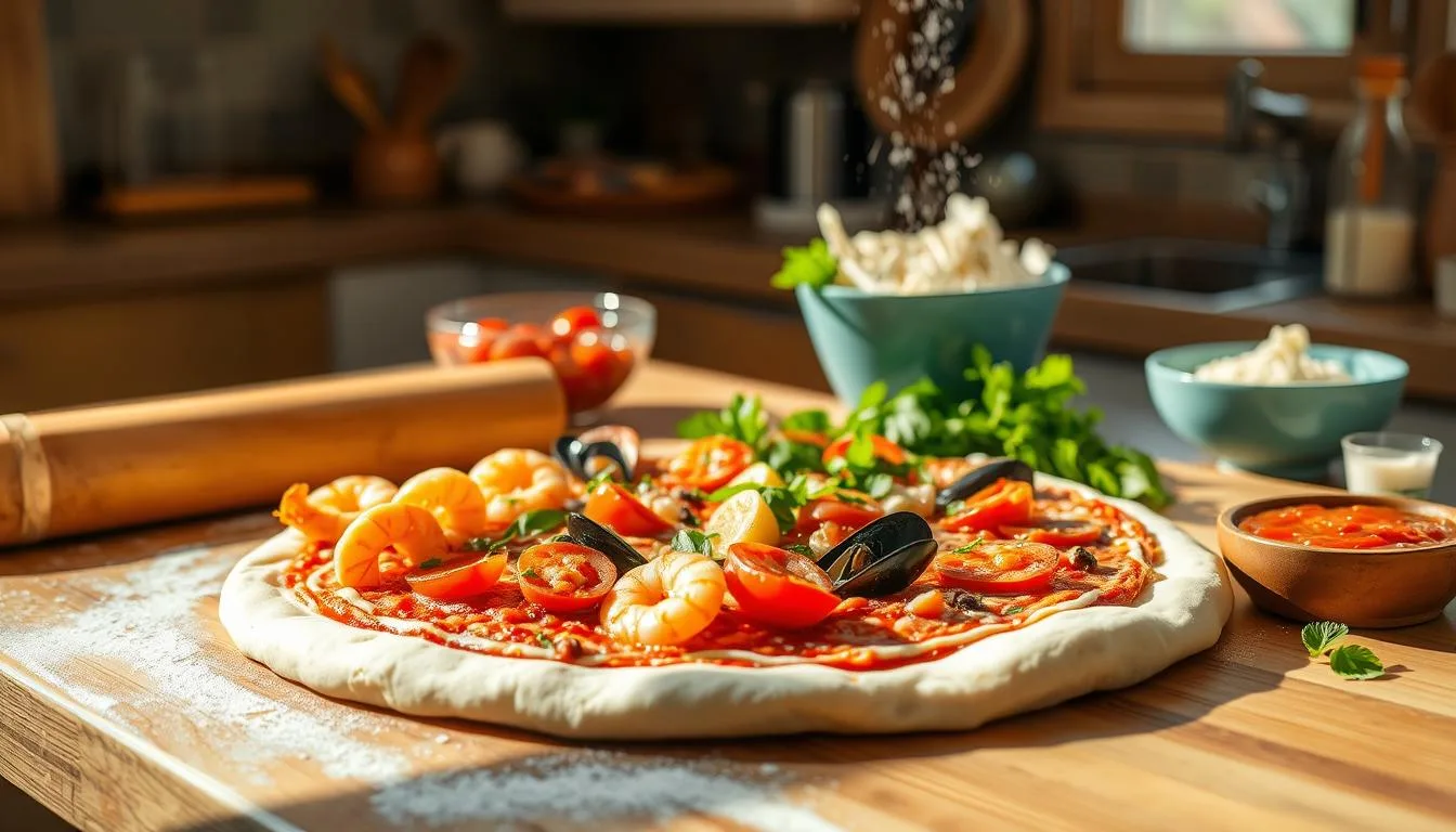 seafood pizza
