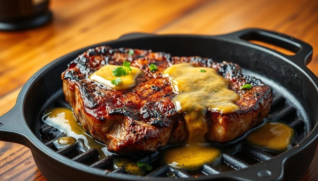 Grilled Chuck Steak with Garlic Butter Grilled Chuck Steak with Garlic Butter
