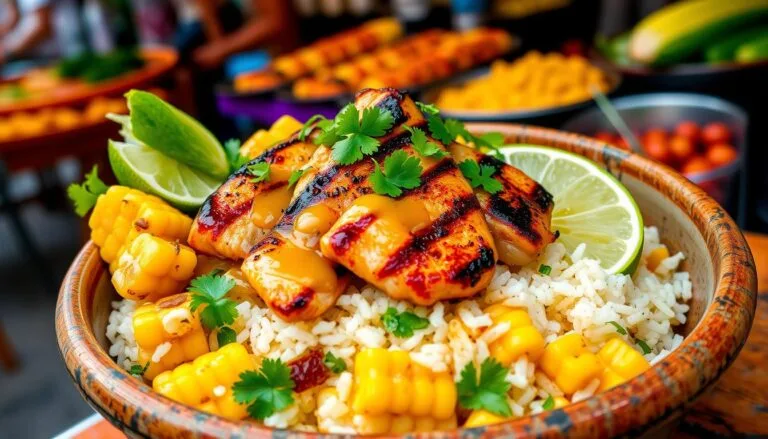 Street Corn chicken rice